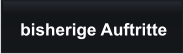 bisherige Auftritte